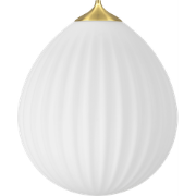 Around the world lampenkap large - Brushed brass