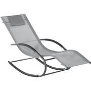 CARANO II  - Strandstoel - Lichtgrijs - Staal