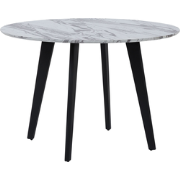 MOSBY  - Ronde eettafel - Grijs - 110 cm - MDF
