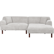 HOLT - Hoekbank - Lichtgrijs - Linkszijdig - Polyester