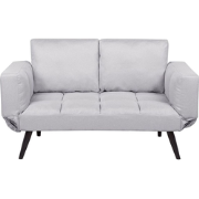 BREKKE  - Slaapbank - Lichtgrijs - Polyester