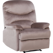 ESLOV  - TV-fauteuil - Beige - Fluweel