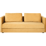 EKSJO - Slaapbank - Mosterdgeel - Fluweel