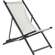LOCRI  II - Strandstoel - Beige/Zwart - Polyester