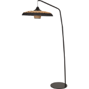 KALOMO - Staande lamp - Zwart/Beige - Papier