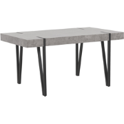 ADENA - Eettafel - Lichtgrijs - 90 x 150 cm - MDF