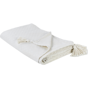 LINDULA - Sprei - Gebroken wit - 150 x 200 cm - Katoen