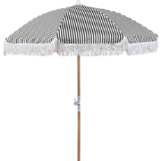 MONDELLO - Parasol - Zwart/Wit - Polyester