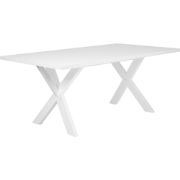 LISALA - Eettafel - Wit - 100 x 180 cm - MDF