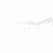 VAURS  - Tweepersoonsbed - Wit - 160 x 200 cm - Staal