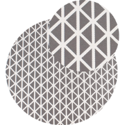 PANAJI - Outdoor vloerkleed - Grijs - 160 cm - Polypropyleen