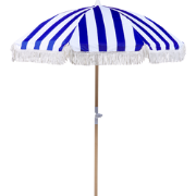 MONDELLO - Parasol - Blauw/Wit - Polyester