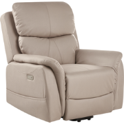 GLORIE - Massagestoel - Taupe - Kunstleer