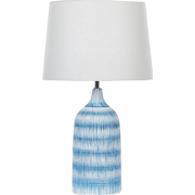 GEORGINA  - Tafellamp - Blauw - Keramiek