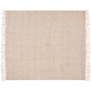 VELLA - Deken - Lichtbeige - 220 x 240 cm - Katoen