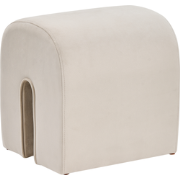 MODOC  - Poef - Beige - 35 cm - Fluweel