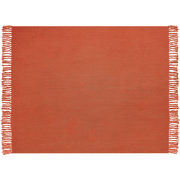 YARSA - Plaid - Rood - 125 x 150 cm - Katoen