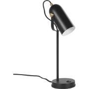 TYRIA - Bureaulamp - Zwart - Metaal