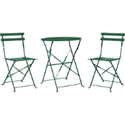 FIORI - Bistroset voor 2 - Donkergroen - Staal