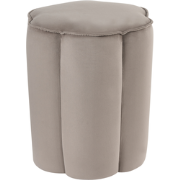 TAPPEN - Poef - Taupe - Fluweel