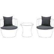 CAPRI - Kussenhoezen - Grijs - Polyester