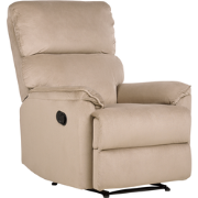 EVERTON  - TV-fauteuil - Lichtbruin - Polyester