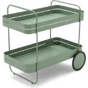Spinder Design trolley Gin & Trolley - Dusty Green