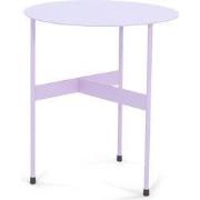 Spinder Design bijzettafel Mira Low - Soft Lilac - Ø 40