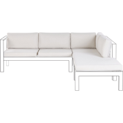 MESSINA - Kussenhoezen set - Gebroken wit - Polyester