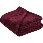 NAMDU - Plaid - Bordeaux - 125 x 150 cm - Polyester