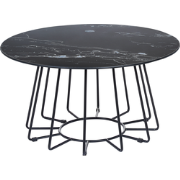 BERNIE - Salontafel - Zwart - Veiligheidsglas