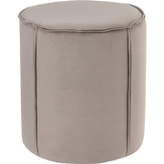 SEDONA - Poef - Taupe - Fluweel