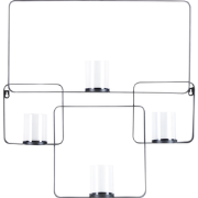 PALAWAN - Kandelaar - Zwart - Metaal