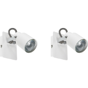 BONTE - Wandlamp set van 2 - Wit  - IJzer