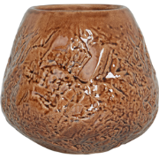 BETTA - Bloemenvaas - Bruin - 22 cm - Steengoed