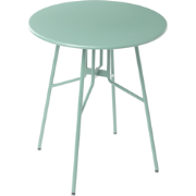 ANCONA - Tuintafel - Lichtgroen - 90 cm - Aluminium