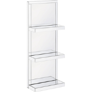 GAONA  - Wandkast - Zilver  - Glas