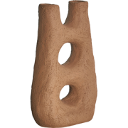 UARU - Bloemenvaas - Bruin - Steengoed