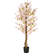 SAKURA - Kunstplant - Roze - 150 cm - Synthetisch materiaal