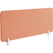 WALLY - Bureauscherm - Lichtrood - 130 cm - Polyester