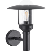 TIZU - Tuin wandlamp - Matzwart - Metaal