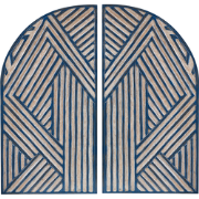 OGAN - Wanddecoratie - Donkerblauw - MDF