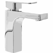 IRUPU - Wastafelkraan - Zilver - Messing