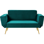 SAARELA - Slaapbank - Smaragdgroen - Fluweel