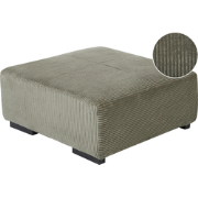 LUNGO - Ottomaan - Groen - Corduroy