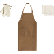 DAUCUS - Keukentextiel set - Bruin - Polyester