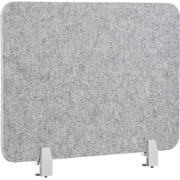 SPLIT - Bureauscherm - Lichtgrijs - 72 x 50 cm - Polyester