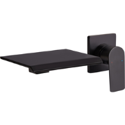 APONWAO - Wandgemonteerde mengkraan - Zwart - Messing