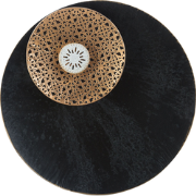 RUBIDIUM  - Wanddecoratie - Wit - Metaal