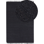SINANKOY - Laagpolig tapijt - Zwart - 200 x 300 cm - Jute